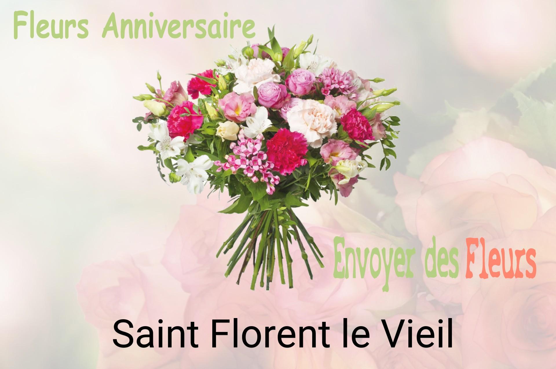 Bouquet de fleurs d’anniversaire livré à Saint-Florent-le-Vieil
