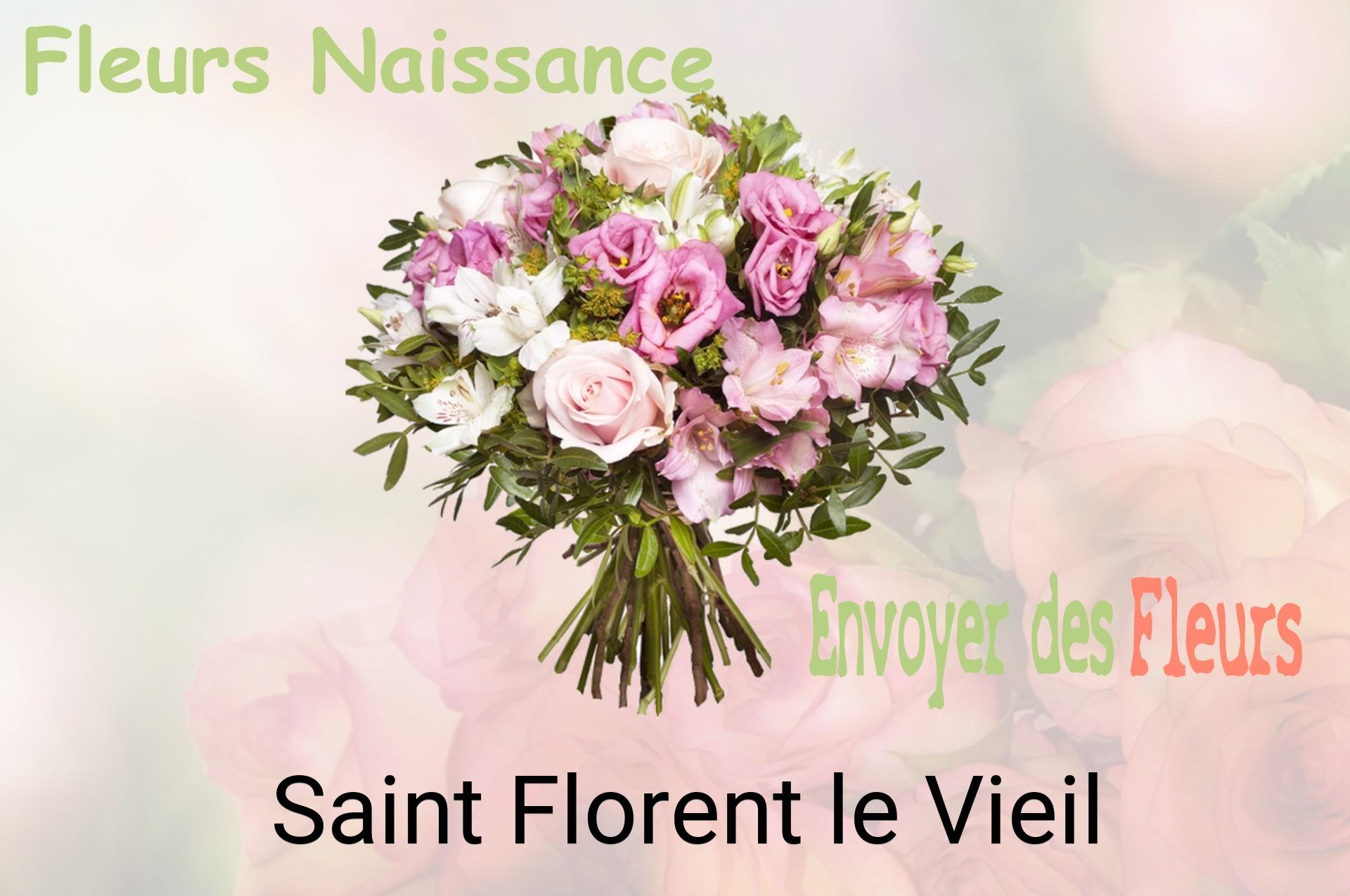Bouquet de fleurs de naissance livré à Saint-Florent-le-Vieil